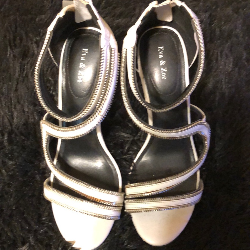 White stilettos